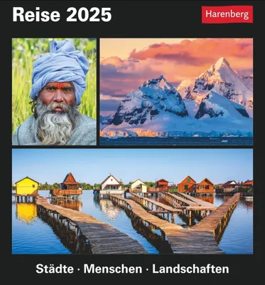 Produktbild von Reise Tagesabreißkalender 2025 - Kulturkalender - Städte, Menschen, Landschaften
