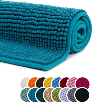 Produktbild von liebling - Badteppich, 60 x 100 cm, Fußbodenheizung geeignet, 100% Mikrofaser, lagune