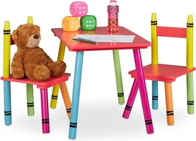 Produktbild von 3-teilige Kindersitzgruppe, bunt