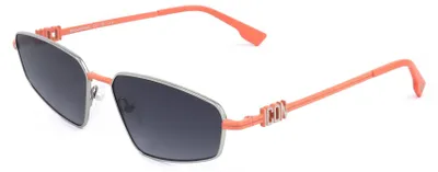 Zdjęcie produktu dla Okulary przeciwsłoneczne męskie Dsquared2 ICON 0015/S w kolorze pomarańczowym z elementami z palladu, o wymiarach 60/16/145