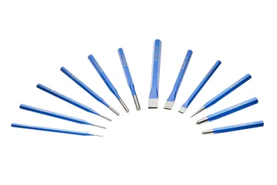 Produktbild von SWV 08055 Flachmeißel Durchschlag Meißel Durchtreiber Körner Splinttreiber 12-tlg.