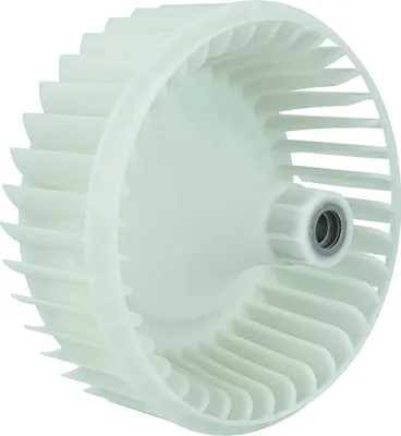 Produktbild von vhbw Lüfterrad kompatibel mit Samsung DV8TM5210QW/EG, DV8NN62632W/SC, DV8EM50102W/EG, DV8AM50101W/EG Trockner, Wäschetrockner - 14,8 cm Turbine Weiß