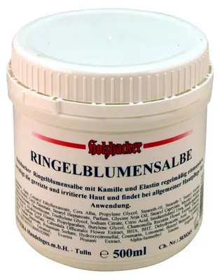 Immagine prodotto di Holzhacker Pomata alla calendula 500 ml, cura naturale della pelle con calendula
