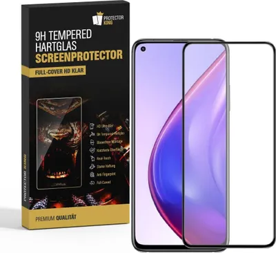 Produktbild von 6x 9H Hartglas für Xiaomi Mi 10T FULL COVER Panzerfolie Displayschutz Schwarz HD Panzerglas Schutzglas Schutzfolie