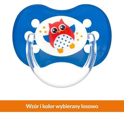 Zdjęcie produktu dla Produkt dla dzieci smoczek uspokajający sówki +18 miesięcy