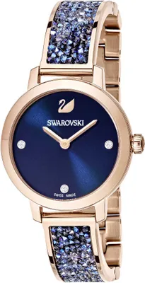 Produktbild von Swarovski Damen Armbanduhr Cosmic Rock Blau Rosegoldfarbe 5466209