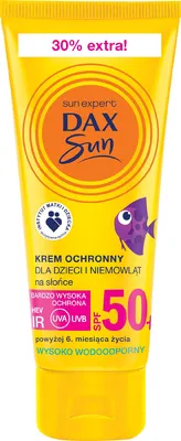 Produktbild von Dax Sonnenschutzcreme für Kinder und Babies SPF50+ 75ml