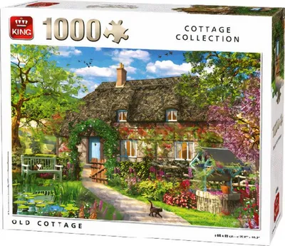 Image de puzzle vieille maison 68 x 49 cm carton 1000 pièces
