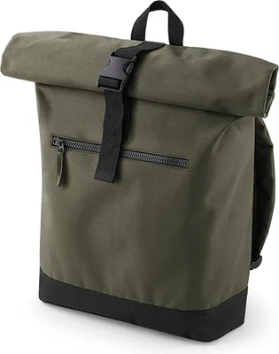 Produktbild von Bagbase Roll-Top Rucksack (12 Liter) BC3146 (Einheitsgröße) (Militärgrün)