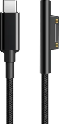 Produktbild von 65W 15V 4A Laptop Ladungskabel Magnetische Hochgeschwindigkeit Pd Fast Ladetyp-C Notebook-Note-Buch-Adapter-Konverterkabel für Microsoft Surface Pro 3/4/5/6/GO/Buch 1/Buch 2