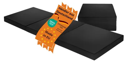 Immagine prodotto di Materasso pieghevole in microfibra, dimensioni 65 x 196 x 8,5 cm