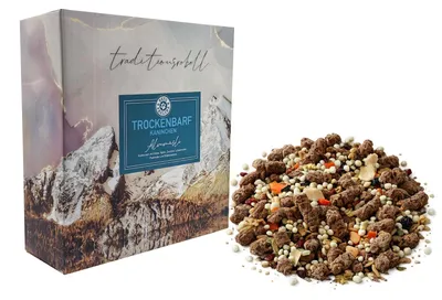 Produktbild von Paul & Paulina Trockenbarf Almmüsli Kaninchen 700g mit Obst und Gemüse