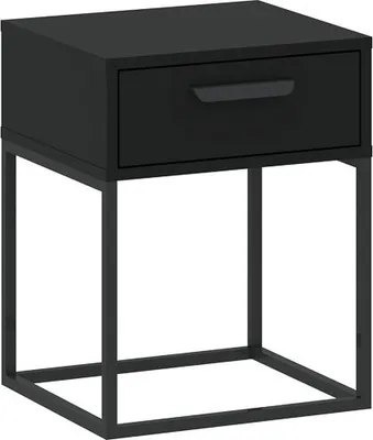 Image de Table de chevet avec tiroir MARETA 4 – noir