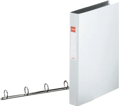 Obrázek produktu pro Esselte Standard Ring Binders , PP White 4x25 mm, A4, Plast, Bílá, 2,5 cm, 3,5 cm