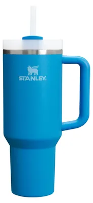 Produktbild von STANLEY 1913 Quencher H2.0 Flowstate Trinkflasche Mit Strohhalm 1.2L - Thermobecher Kühlt 11 Stunden - 48 Stunden Eisgekühlt - Thermosflasche BPA Frei - Edelstahl Trinkbecher - Azure
