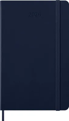 Produktbild von Moleskine 12 Monate Tagesk. 26 A5 1T=1S Geb Saphir