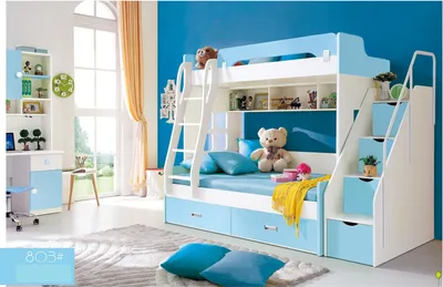 Produktbild von Doppelstockbett Etagenbett Etagen Kinderzimmer Hochbett Bett Kinderbett Betten