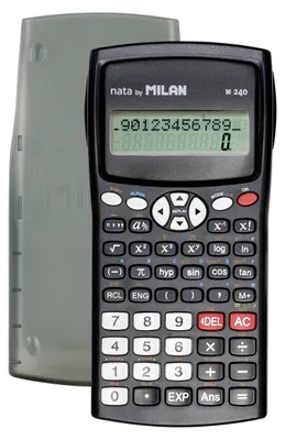 Image de Calculatrice scientifique 240 fonctions noir MILAN