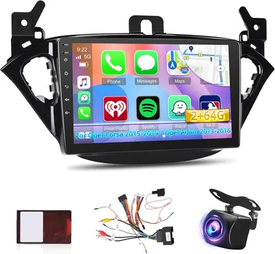 Immagine prodotto di Autoradio Android da 9 pollici - Sistema multimediale - Radio con navigatore - Autoradio touchscreen - Stereo per auto