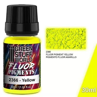 Produktbild von Green Stuff World GSW2366 - Pigment Fluor Yellow 30 ml  - Neu