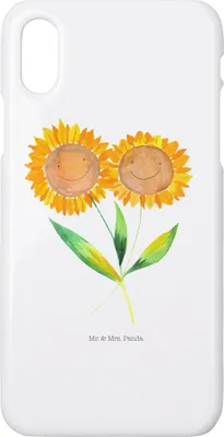 Produktbild von Mr. & Mrs. Panda Iphone 10 Handyhülle Blume Sonnenblume - Weiß - Geschenk, Handy, Sonnenblumen, Cover, Garten, Beste Freundin, Hülle, Lieblingsmensch, Best Friends, X