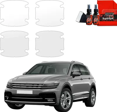 Obrázek produktu pro ochranná fólie 4v1 Grizz Protector pro prohlubně klik dveří - Volkswagen Tiguan 2 (2016-2020)
