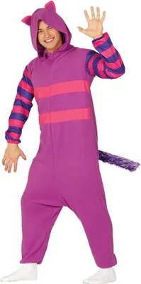 Immagine prodotto di costume da micio viola per uomo, taglia:L