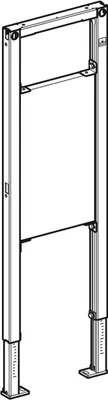 Produktbild von Geberit Duofix Montageelement für Stütz-und Haltegriff, barrierefrei, Bauhöhe 1120 mm