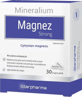 MAGNEZ STRONG (100 mg) 30 KAPSUŁEK - STARPHARMA