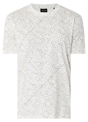 Produktbild von Armani Exchange - T-Shirt für Herren, Logo GT21065 (M) (Elfenbein/Bunt)