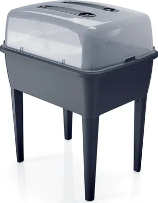 Produktbild von nabbi Kunststoffdampfer auf Beinen DREP770W 77 cm - Anthrazit