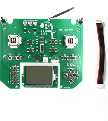 Produktbild von Fernbedienungsplatine fuer Angelkoederboot-Senderplatine mit LED-Bildschirm, kompatibel mit V900 und V020