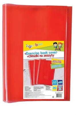 Immagine prodotto di Copertina per quaderno A4 cristallino rosso (25 pezzi)