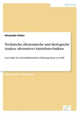 Image de Technische, ökonomische und ökologische Analyse alternativer Antriebstechniken