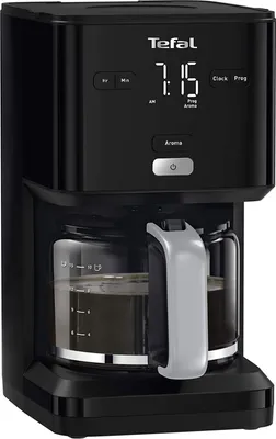 Produktbild von Tefal CM6008, Filterkaffeemaschine, 1,25 l, Gemahlener Kaffee, Schwarz