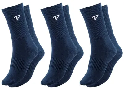 Productafbeelding van Tecnifibre Classic enkelsokken, 3 paar, blauw, EU 44-48. Blauw, EU 44-48