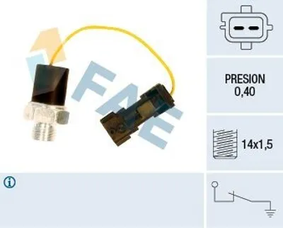 Produktbild von FAE 12650 Öldruckschalter Öldrucksensor für SAAB 9-5 Kombi (YS3E) 9-5 (YS3E) 9-3 Cabriolet (YS3D) 9-3 (YS3D)