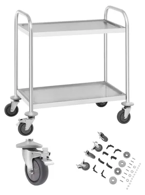 Produktbild von 2-etagiger Cateringwagen aus Edelstahl, bis 150 kg