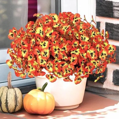 Immagine prodotto di Decorazioni autunnali con fiori finti per balconi e giardini