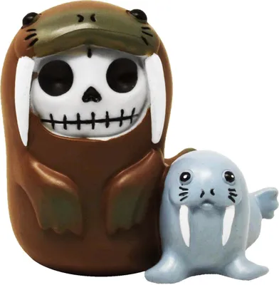 Produktbild von Furrybones "Walrus" - Dekofigur Totenkopf Gothic Fantasy…