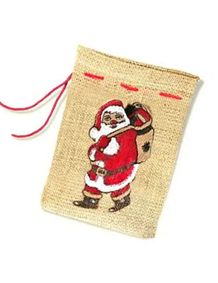 Image de folia Jutesack "Weihnachtsmann", (B)250 x (H)350 mm