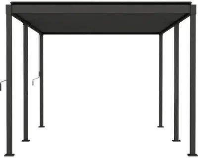 Produktbild von Pergola Mirador mit Lamellendach, Pfostenstärke 8 x 8 cm, 300 x 500 cm anthrazit