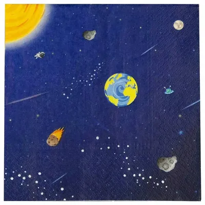 Produktbild von Servietten Galaxy, 33x33 cm, 20 Stück
