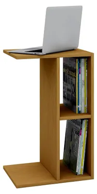 Produktbild von Beistelltisch aus Holz | Schlichter Couchtisch | Maße ca. H. 63 x B. 40 x T. 30 cm | Wohnzimmertisch | Kaffeetisch