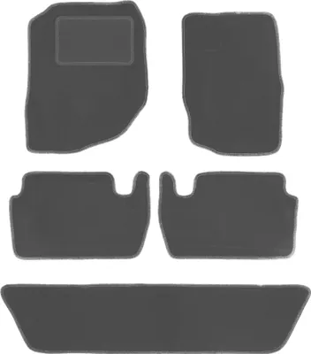 Produktbild von Graphit-Fußmatten für: Dodge Durango II SUV (2002-2010)