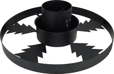 Christbaumständer Metall schwarz Bäume bis 2,50 m mit Wasserbehälter