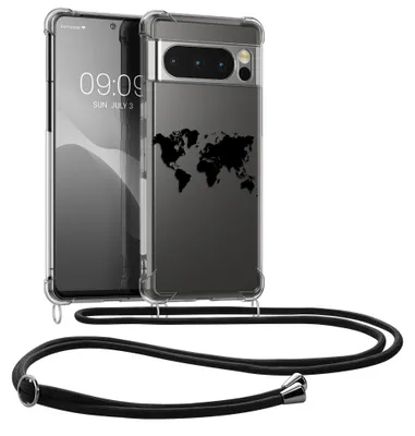 Obrázek produktu pro kwmobile KWM0000208S003C, Obal, Google, Pixel 8 Pro, Černá, Průhledná