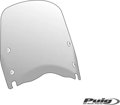 Produktbild von PUIG 0681W Rollerscheibe T.G  passend fuer VESPA VESPINO F-9 Transparent