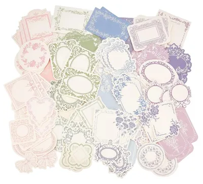 Immagine prodotto di 120 fogli di carta da scrittura vintage – fogli decorativi per scrapbooking