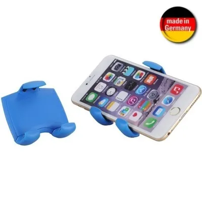 Produktbild von HR Kfz Halter Lüftungslamellen für Smartphones von 58 - 84 mm Breite - blau ( Germany)
